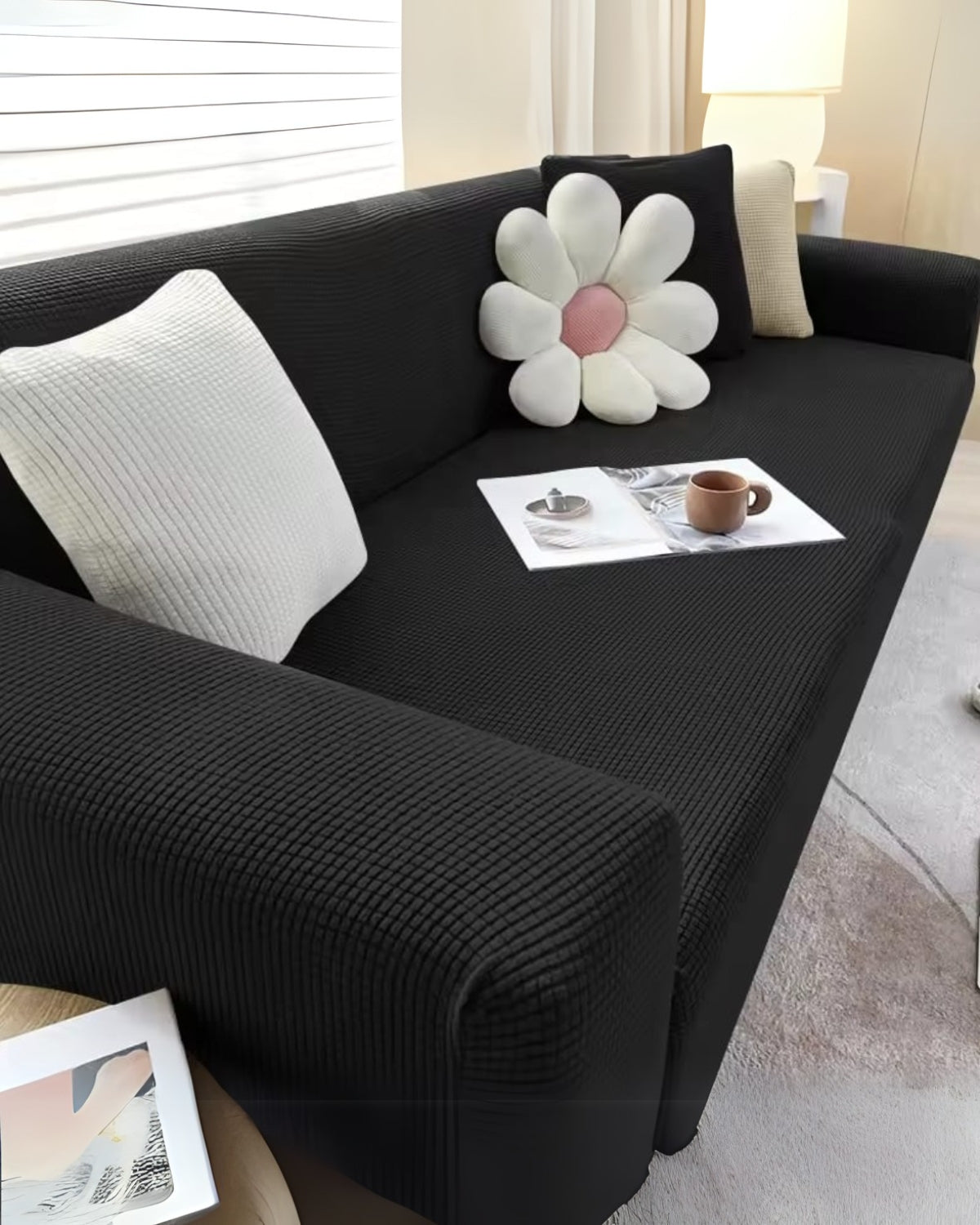 Premium Textured Stretch Sofa Cover