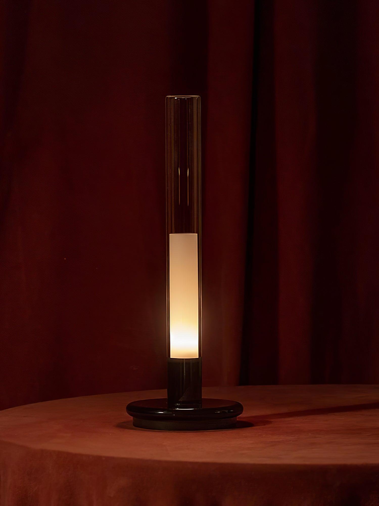 Portable LED Column Table Lamp with Touch Control and Built In Battery