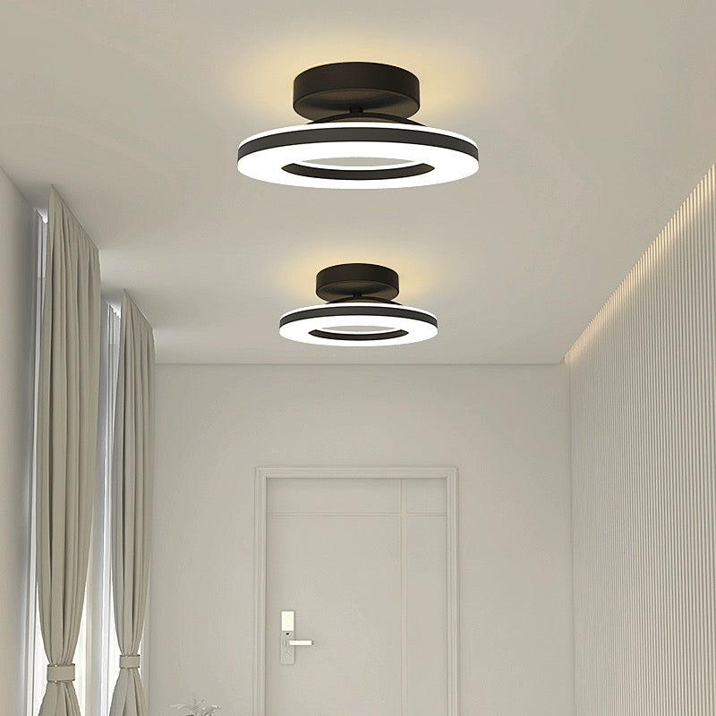 LED Ceiling Light in Modern Iron Design