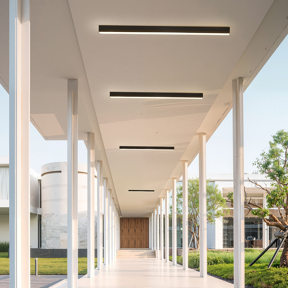 Minimalist Long Strip LED Ceiling Light for Living Room Bedroom and Hallway