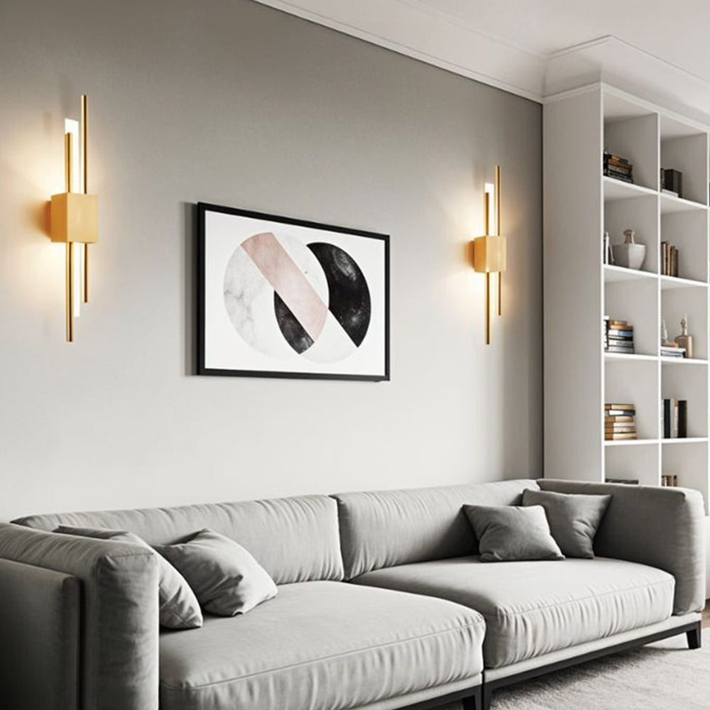 Black and Gold Modern Wall Sconce – Stylish LED Accent Lighting