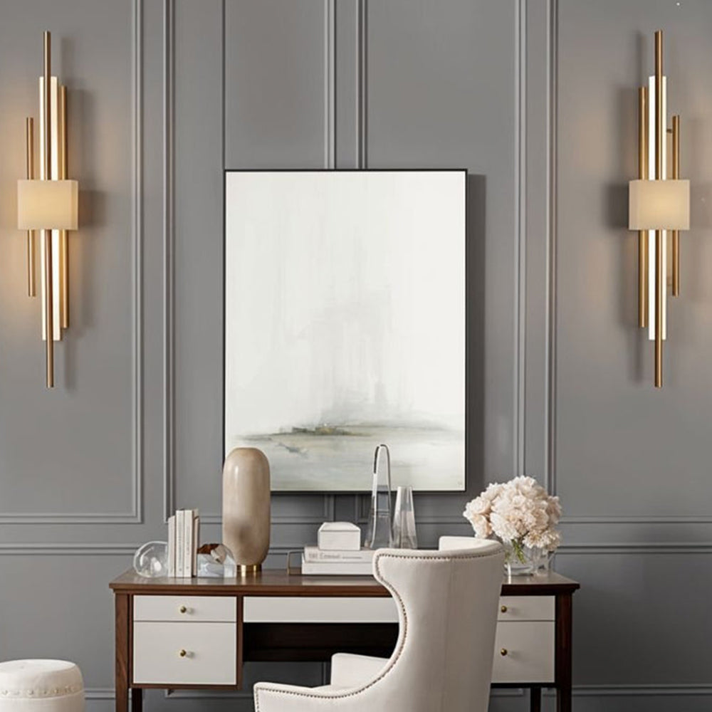 Black and Gold Modern Wall Sconce – Stylish LED Accent Lighting