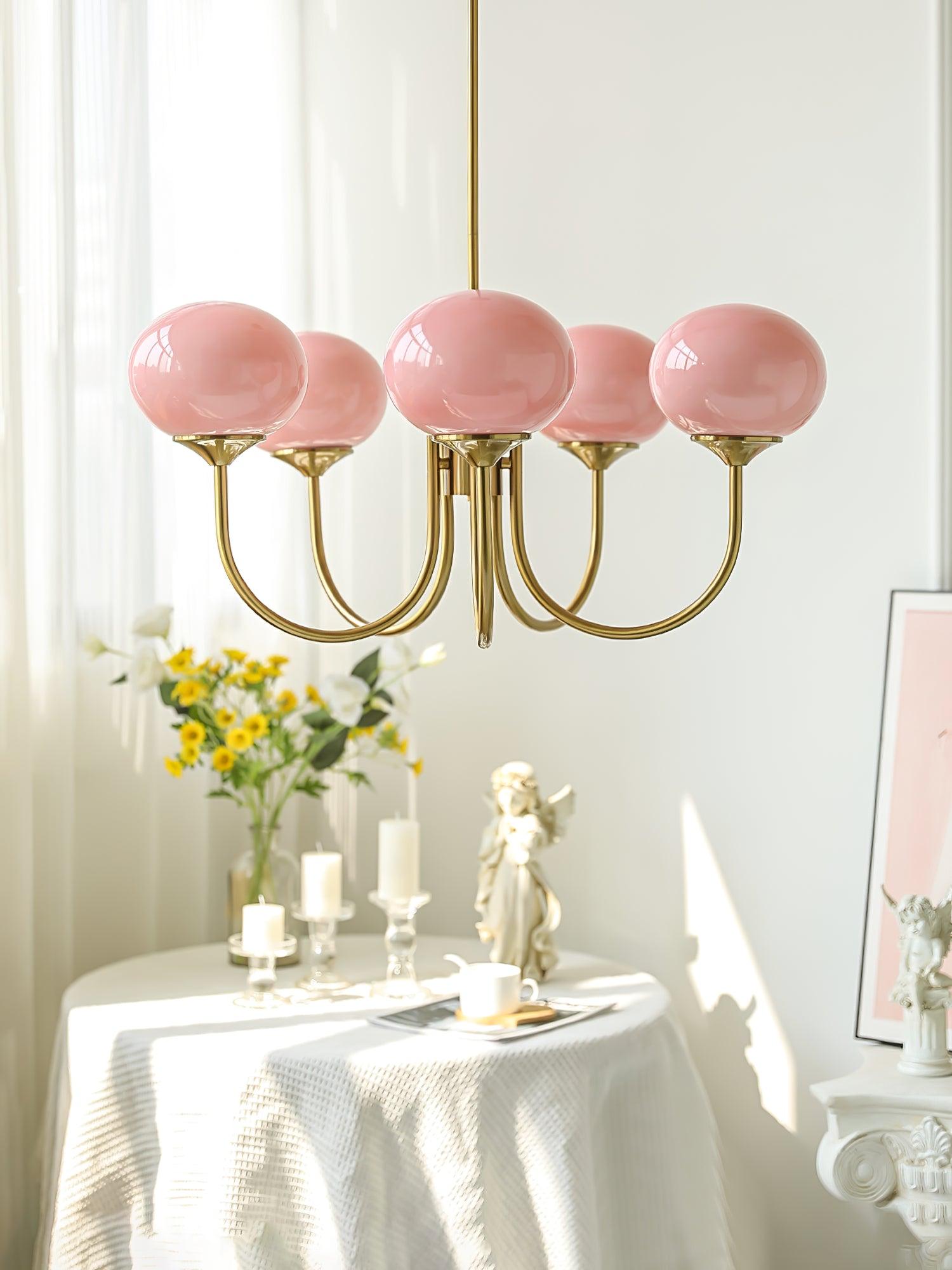 Modern Glass Globe Chandelier Ceiling Light Fixture