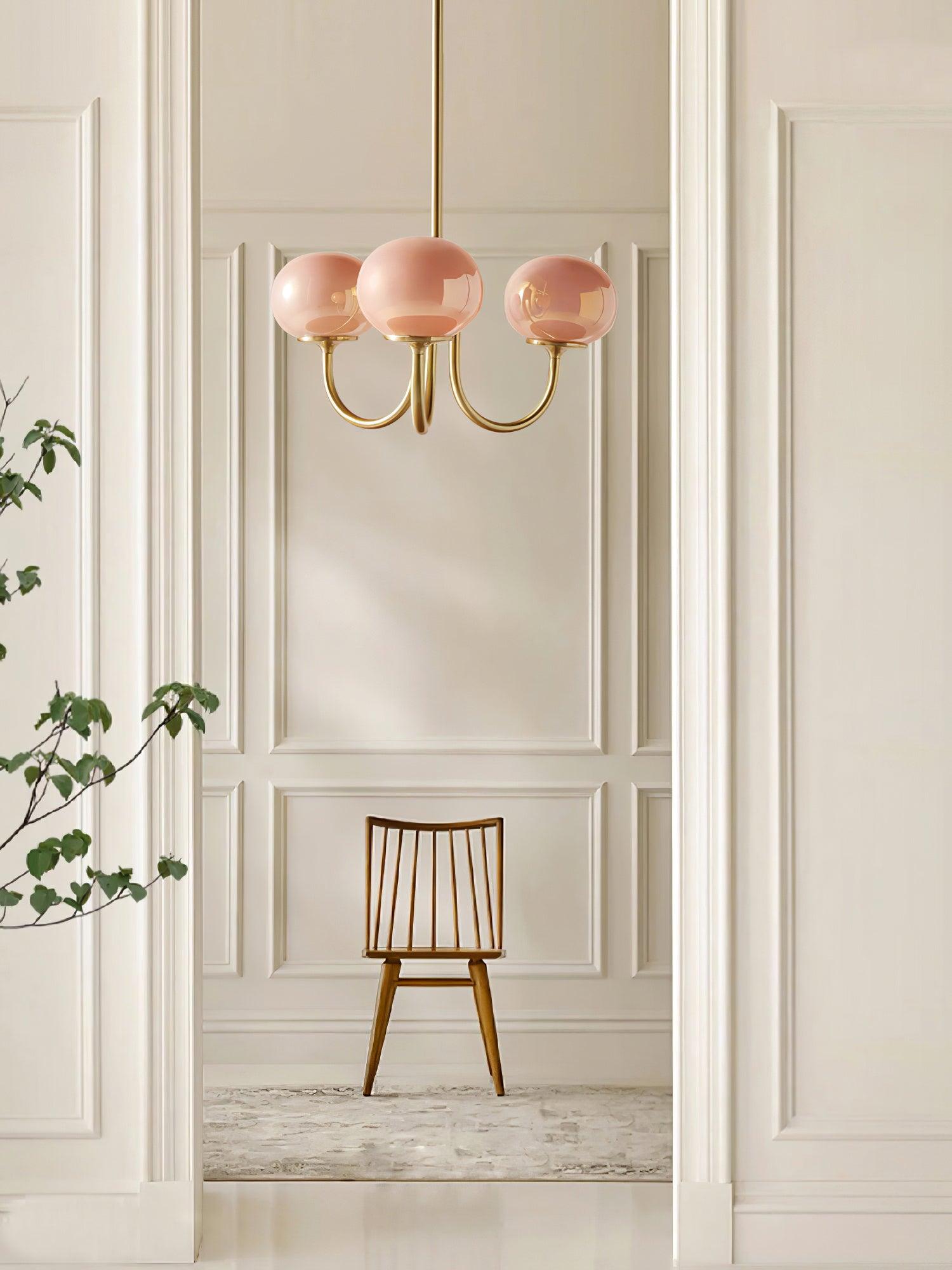 Modern Glass Globe Chandelier Ceiling Light Fixture