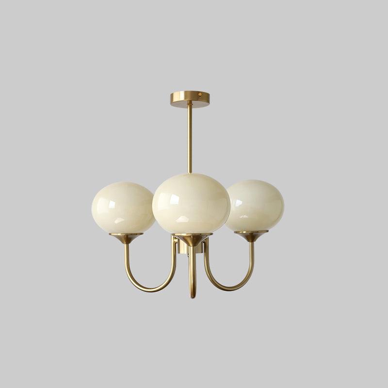 Modern Glass Globe Chandelier Ceiling Light Fixture