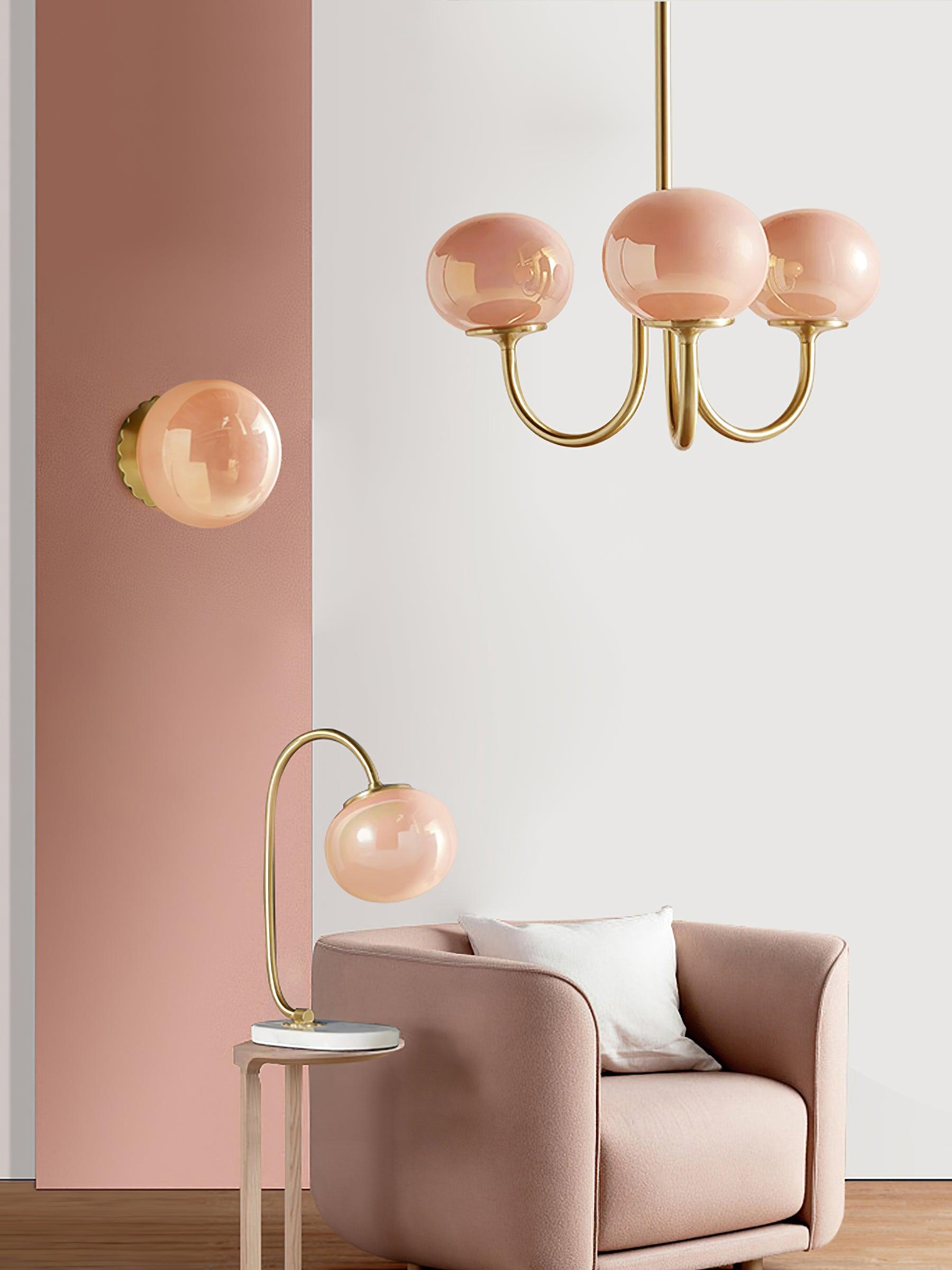 Modern Glass Globe Chandelier Ceiling Light Fixture