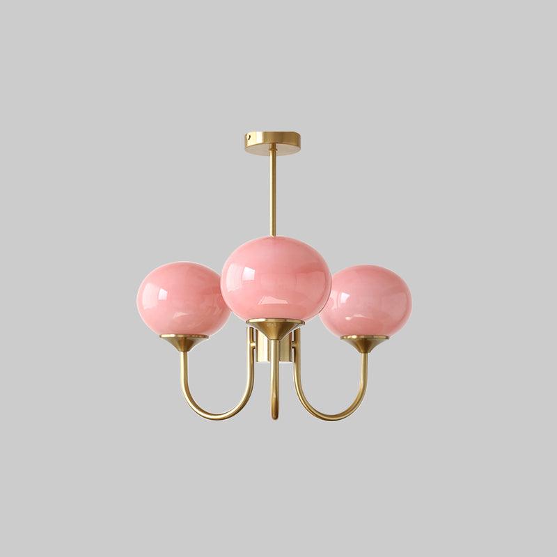 Modern Glass Globe Chandelier Ceiling Light Fixture