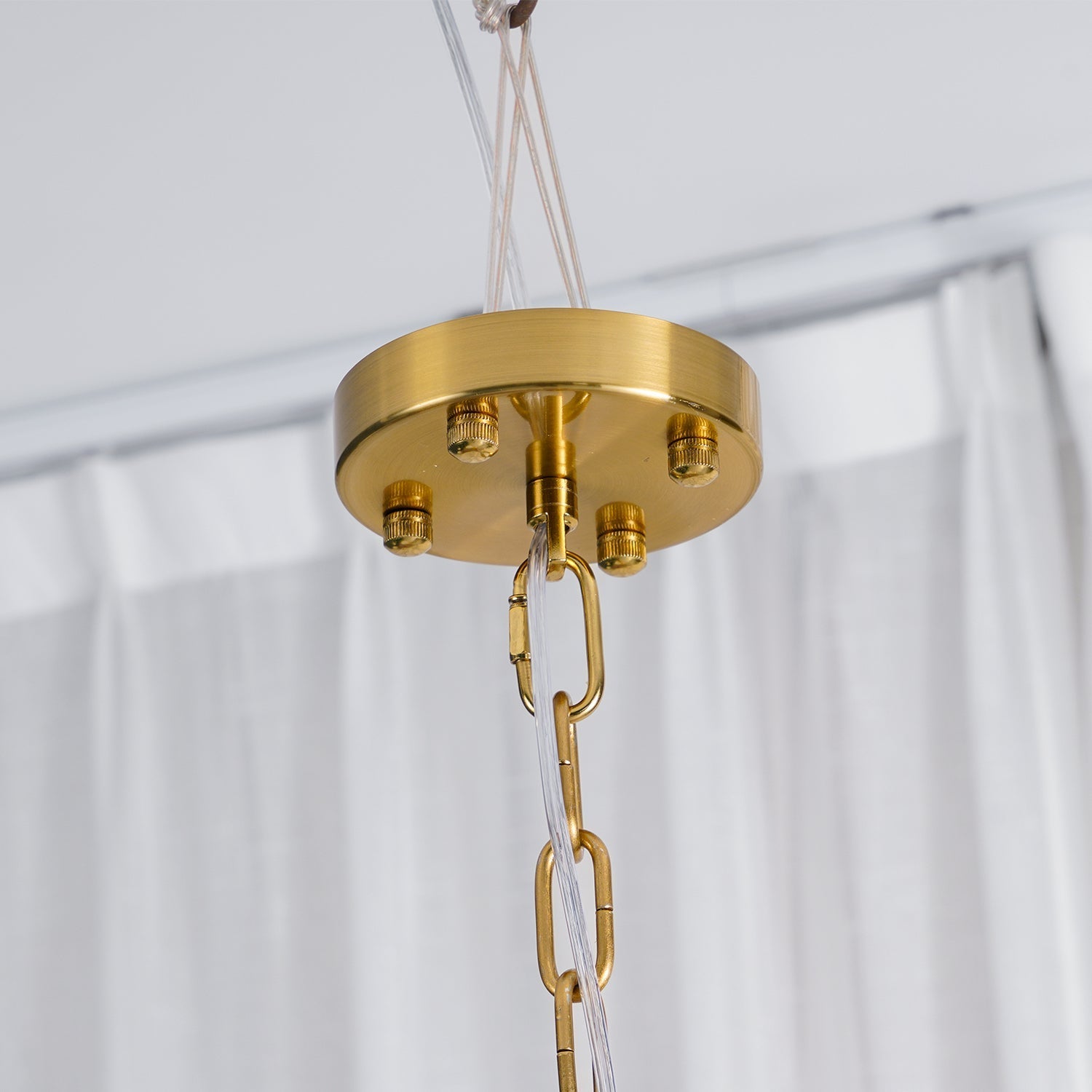 Murano Style Glass Petal Chandelier for Dining or Living Room