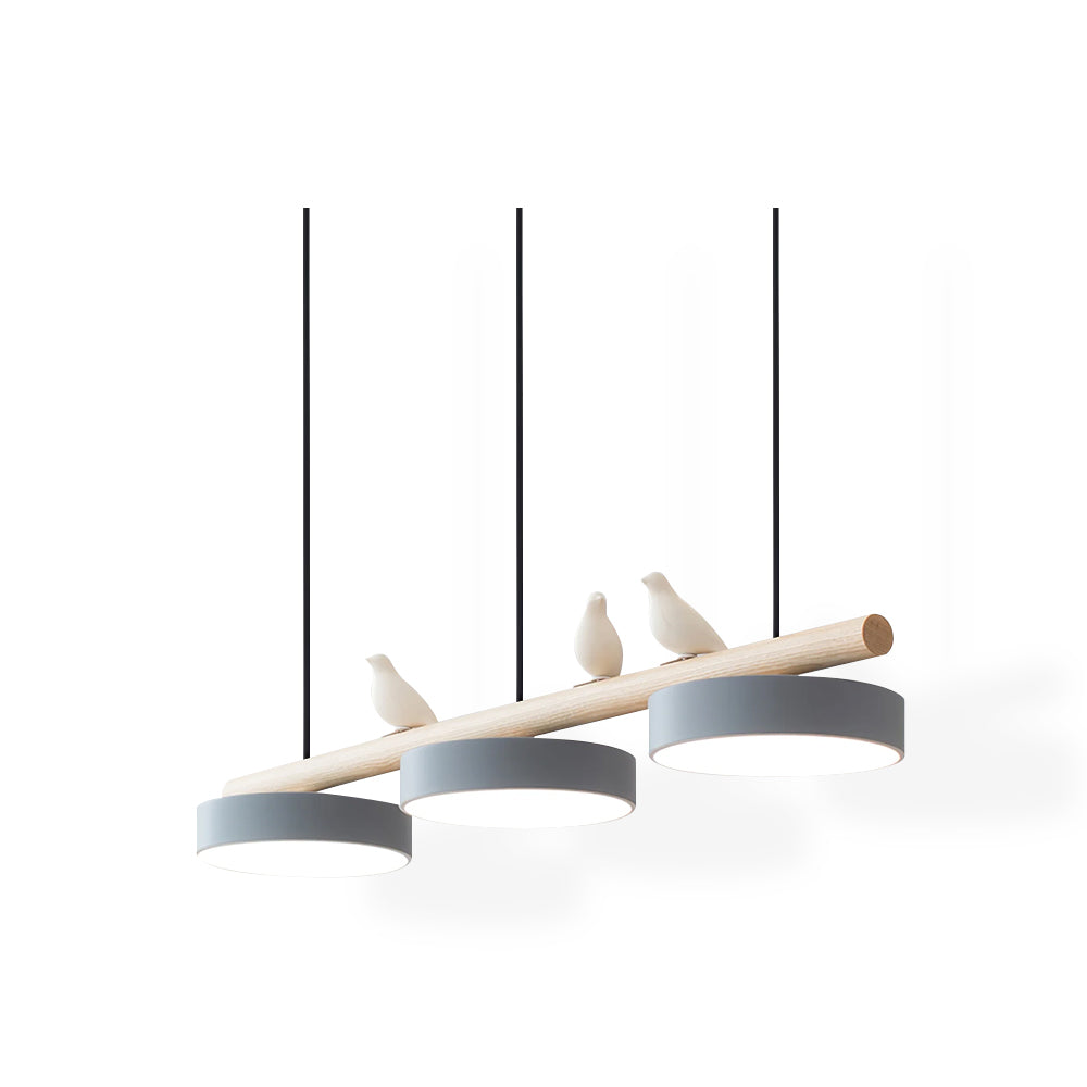 Bird Design Pendant Light with Adjustable LED and Dimmable Options