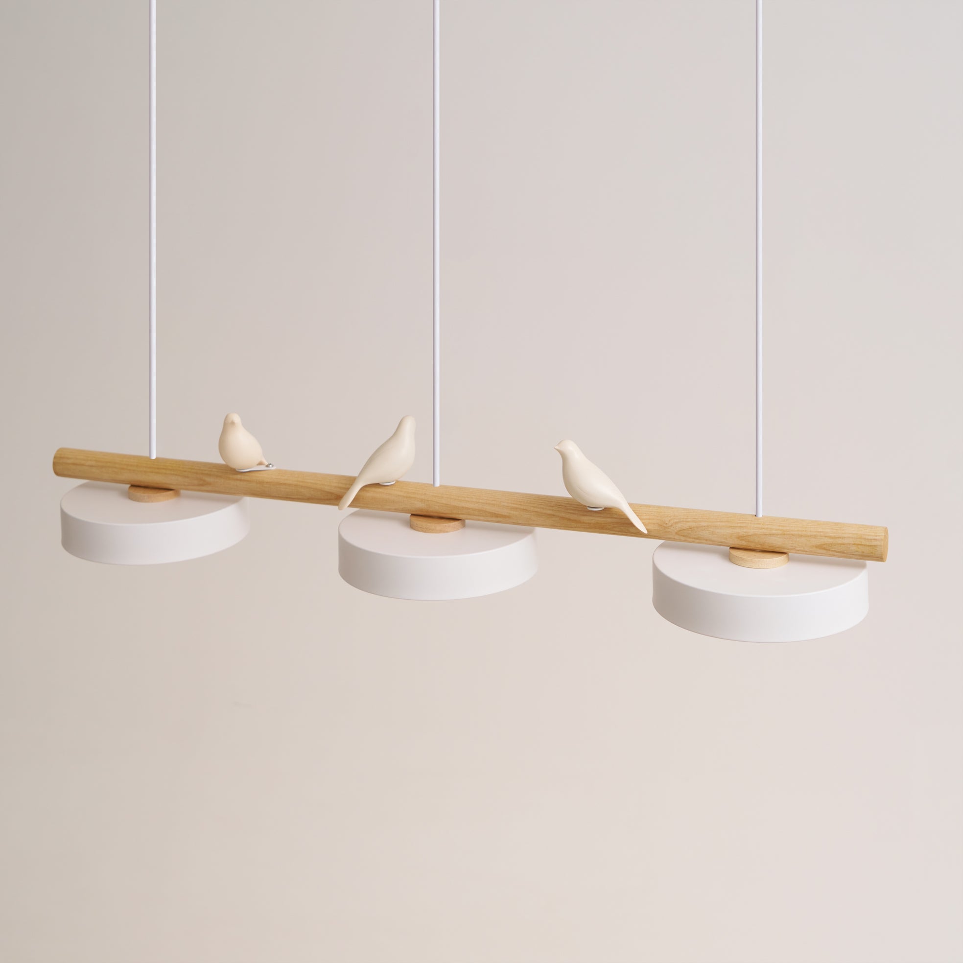 Bird Design Pendant Light with Adjustable LED and Dimmable Options