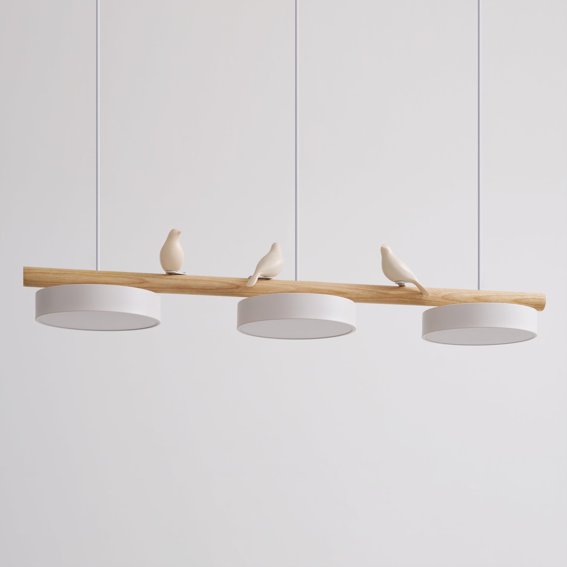 Bird Design Pendant Light with Adjustable LED and Dimmable Options
