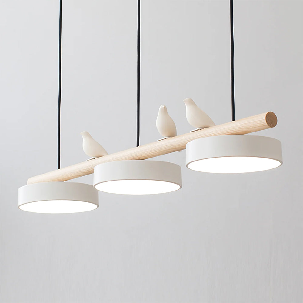 Bird Design Pendant Light with Adjustable LED and Dimmable Options
