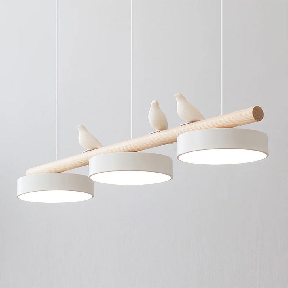 Bird Design Pendant Light with Adjustable LED and Dimmable Options