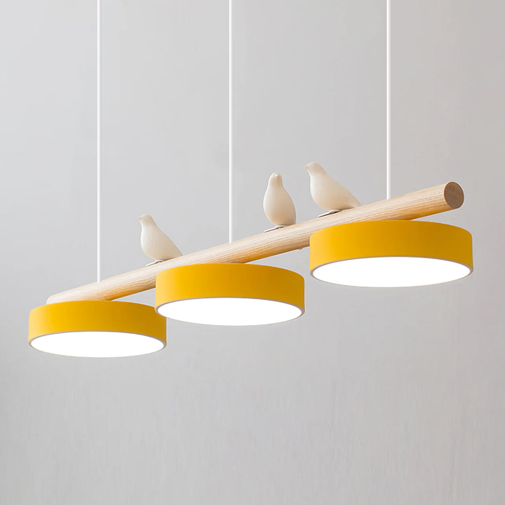 Bird Design Pendant Light with Adjustable LED and Dimmable Options