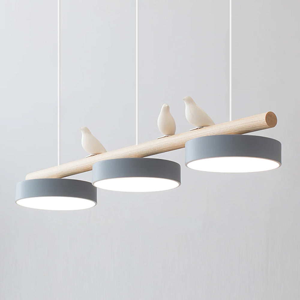 Bird Design Pendant Light with Adjustable LED and Dimmable Options