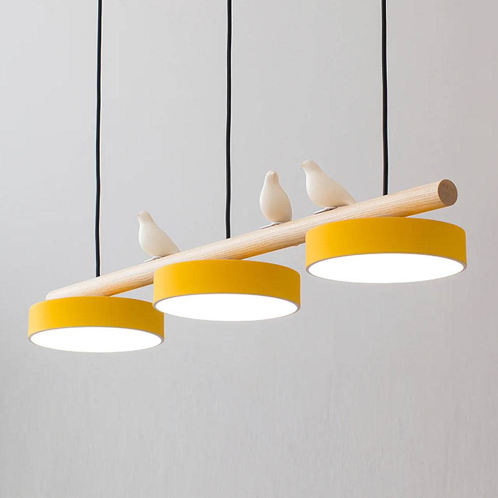 Bird Design Pendant Light with Adjustable LED and Dimmable Options