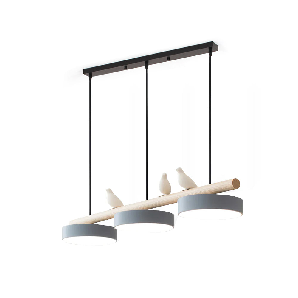 Bird Design Pendant Light with Adjustable LED and Dimmable Options