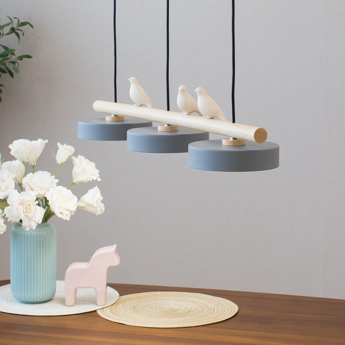Bird Design Pendant Light with Adjustable LED and Dimmable Options