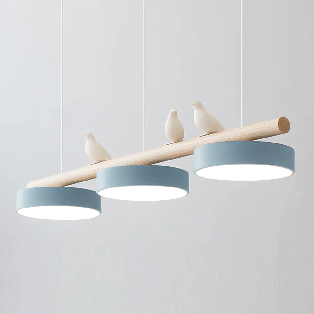 Bird Design Pendant Light with Adjustable LED and Dimmable Options