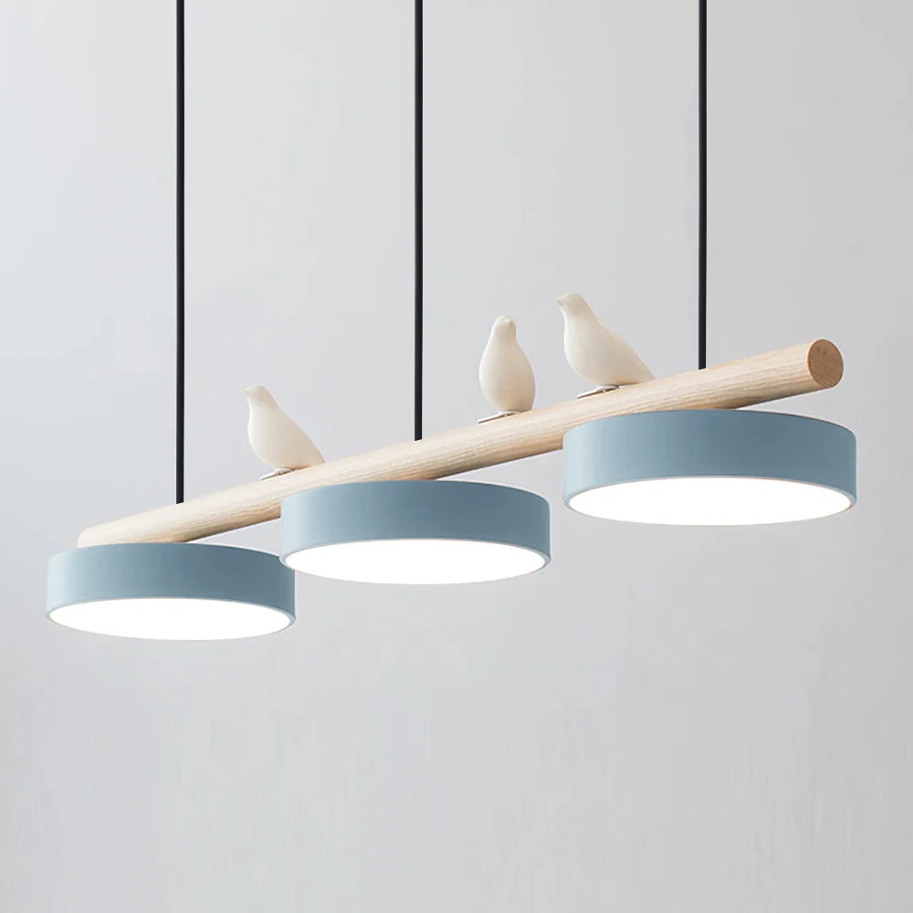 Bird Design Pendant Light with Adjustable LED and Dimmable Options