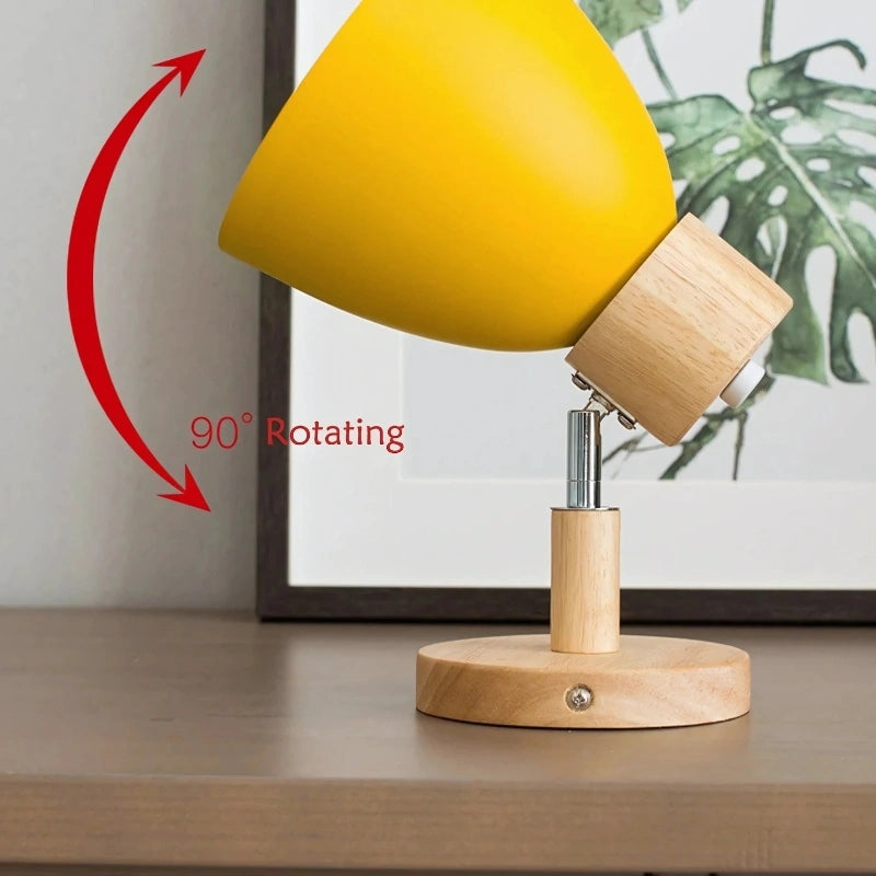 Wooden Nordic Wall Light – Modern Hanging Pull-Switch Lamp