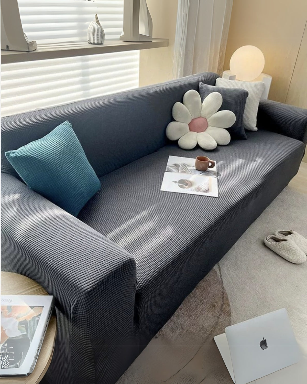 Premium Textured Stretch Sofa Cover