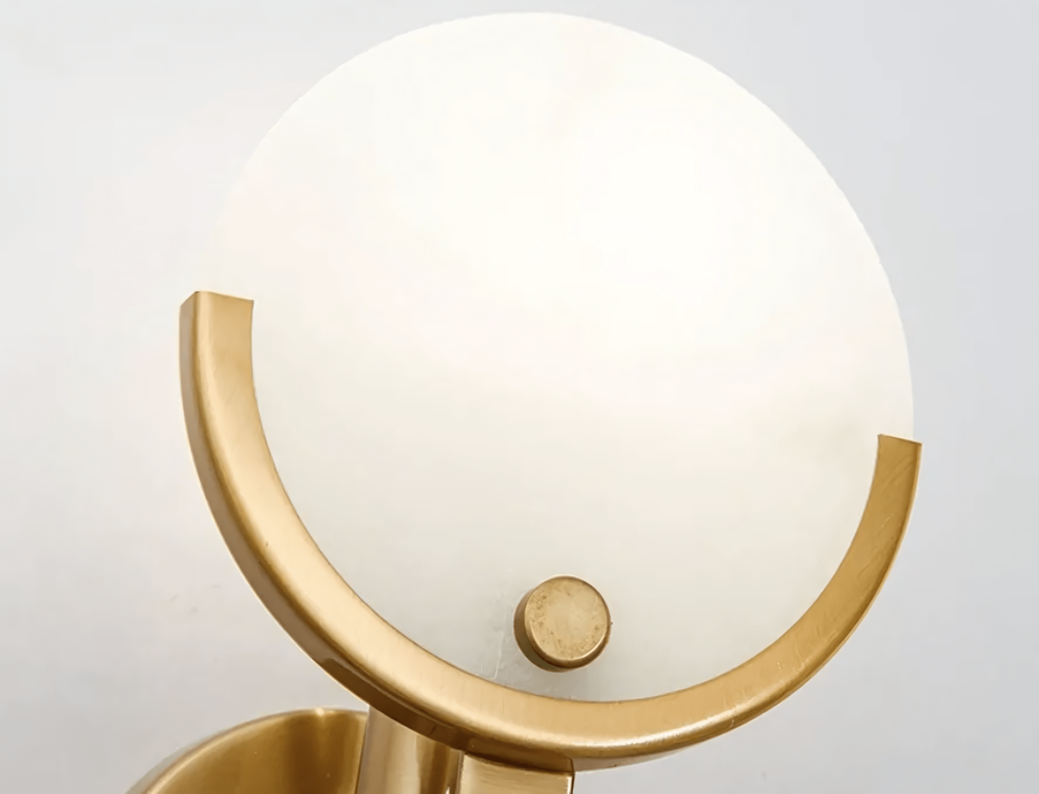 Modern Stone Wall Light Luxury Metal Accent Lamp
