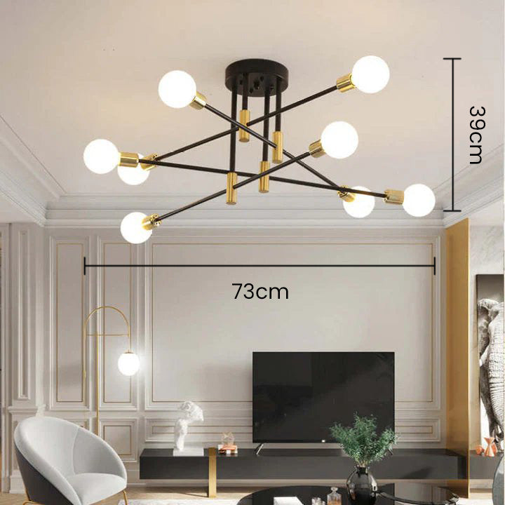 Nordic Black Modern Ceiling Light
