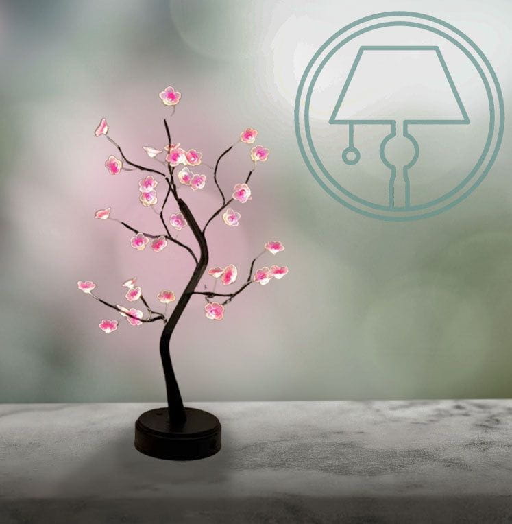 Bonsai LED Table Lamp Cherry Blossom Night Light