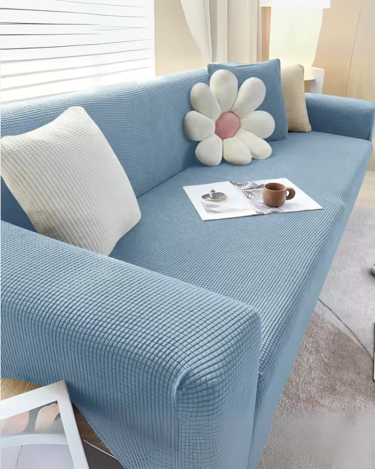 Premium Textured Stretch Sofa Cover