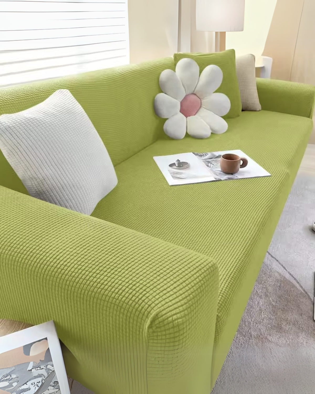 Premium Textured Stretch Sofa Cover