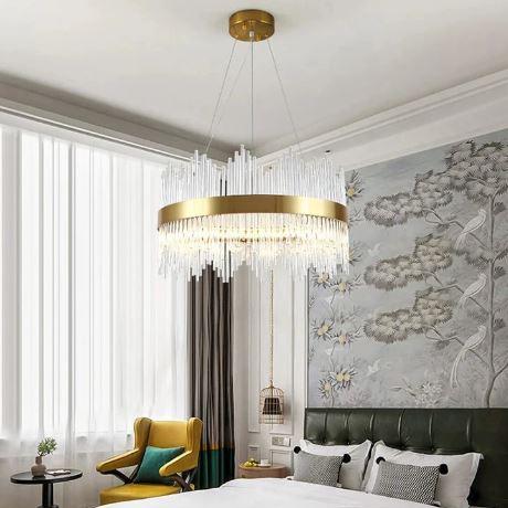 Crystal Chandelier Light Oval or Round Design