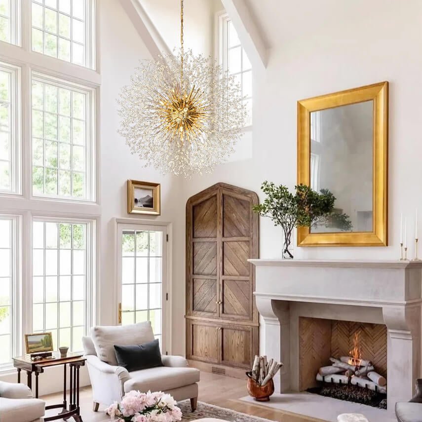 Luxury Firework Sputnik Chandelier 20-Light Oversized Modern Ceiling Light