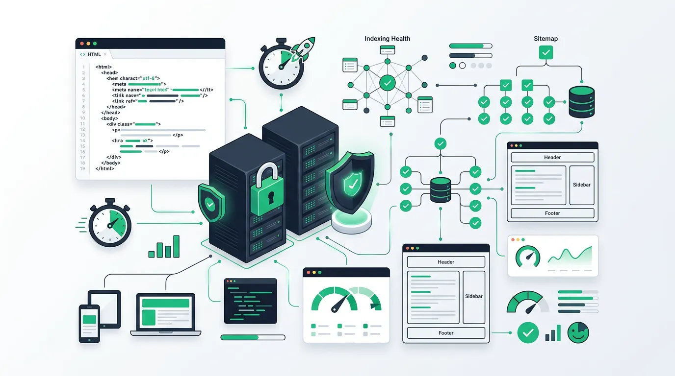 Technical website infrastructure and its impact on SEO performance